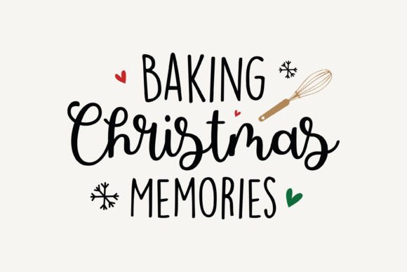 Baking Christmas Memories: A Festive SVG Design