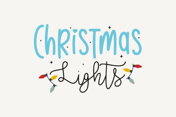 Christmas Lights, Christmas SVG: A Festive Graphics Asset for Crafters