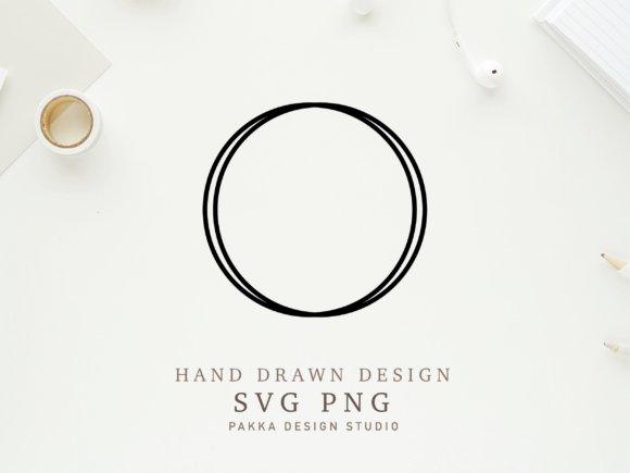 Circle Frame SVG: Graphics for Editorial Crafts