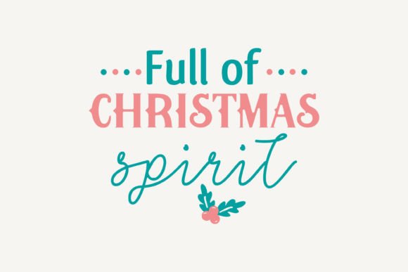 Full of Christmas Spirit: A Versatile SVG for Embroidery