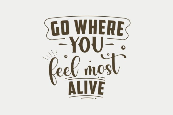 Go Where You Feel Most Alive: A Versatile Graphics Asset for Crafts