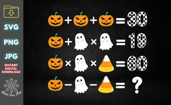 Halloween Quiz Math Pumpkin Ghost Svg: A Crafty Graphics Gem