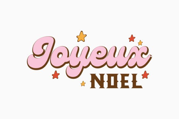 Retro Christmas Quote SVG Noel: A Versatile Graphics Asset for Crafts and Publishing