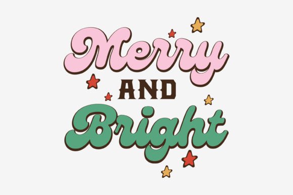Retro Christmas Svg Quote Design for Graphics & Crafts