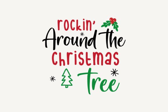 Rockin Around the Christmas Tree: A Versatile Graphics Asset for Crafts